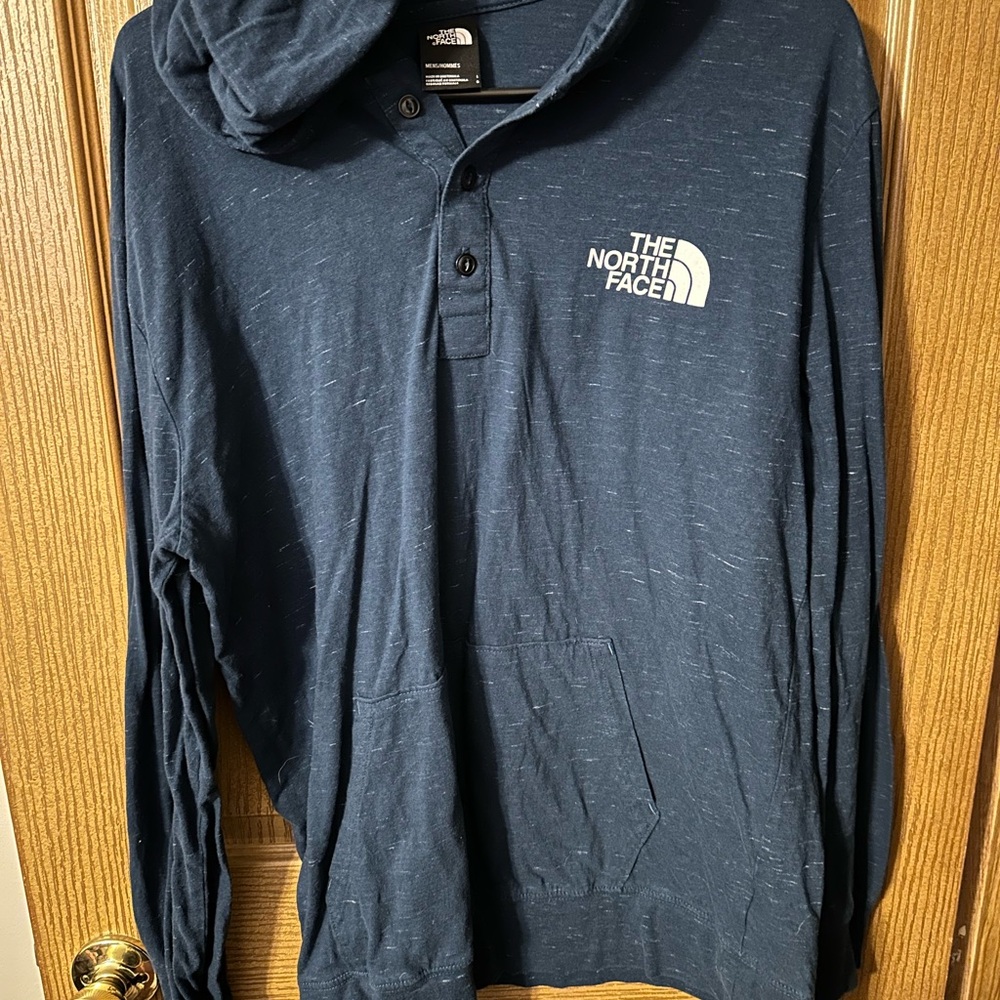 The North Face Men's Navy Hoodie Shirt